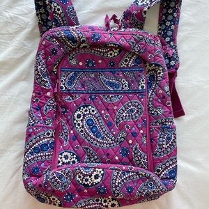Vera Bradley Retired Boysenberry Pattern Backpack